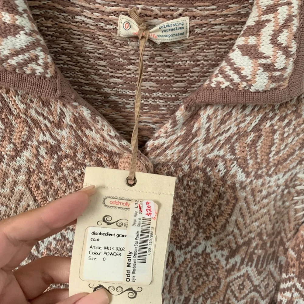 ODD Molly Anthropologie Grandma Sweater Ja… - Picture 3 of 6